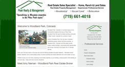 Desktop Screenshot of peakrealtyandmanagement.com